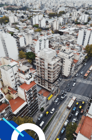 Nuestro edificio desde un drone